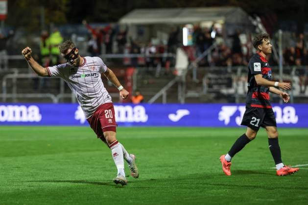 3 Liga FC Viktoria Köln FC Ingolstadt 04 Goal Cheer Goal Yannick Deichmann 20, FCI 0 1 Wolf Lucas 21 VK 3 Liga FC Ingolstadt 04 Season 2025 2026 FC Viktoria Köln