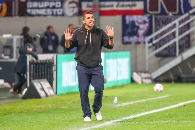 31 10 2025, 2 Bundesliga, Matchday 11, Preußen Münster Holstein Kiel, Coach Marcel Rapp Holstein Kiel Münster Preußen Stadion NRW Germany xRHR PHOTO DEx Copyright: RHR-FOTOx RHR-FOTO DE
