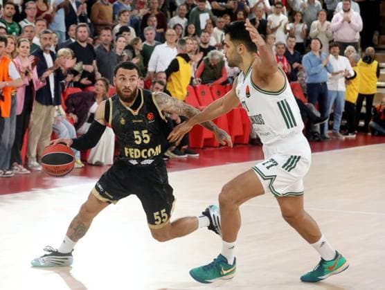 Monaco vs Panathinaikos Basket PHOTOPQR NICE MATIN Cyril Dodergny ; Monaco ; 31 10 2025 ; Monaco le 31 10 2025 - Salle Gaston Medecin - EuroLeague de Basket - L AS Monaco recevait le Panathinaikos OCT 31ST 2025 BASKET EuroLeague AS Monaco - Panathinaikos Monaco France  Copyright: xPHOTOPQR NICExMATIN MAXPPPxCyrilxDodergnyx 20251031NIM7152 20251031NIM7152