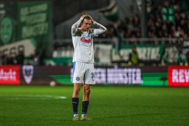 31 10 2025, 2 Bundesliga, Matchday 11, Preußen Münster Holstein Kiel, Magnus Knudsen Holstein Kiel Münster Preußen Stadion NRW Germany xRHR PHOTO DEx Copyright: RHR-FOTOx RHR-FOTO DE