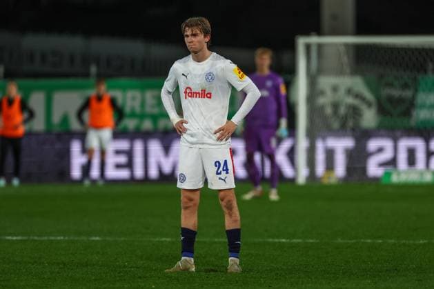 31 10 2025, 2 Bundesliga, Matchday 11, Preußen Münster Holstein Kiel, Magnus Knudsen Holstein Kiel Münster Preußen Stadion NRW Germany xRHR PHOTO DEx Copyright: RHR-FOTOx RHR-FOTO DE
