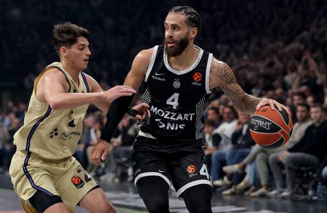 Partizan v Barcelona, Euroleague, season 2025 2026, round 8 Belgrade, Serbia. 31th Oct, 2025. Partizan s during Euroleague basketball match between Partizan and Barcelona on October 31. 2025. in Belgrade, Serbia. Belgrade Serbia Copyright: xPedjaxMilosavljevic STARSPORTx