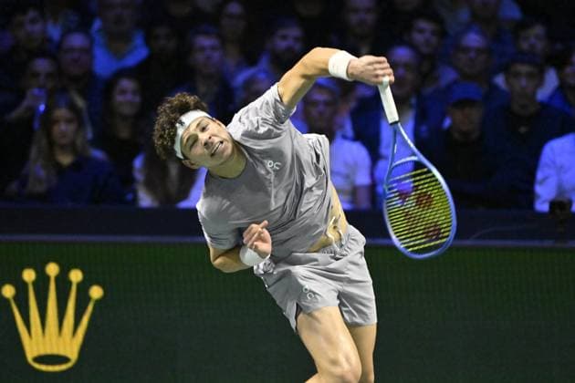 Rolex Paris Masters 2025 - Tennis - ATP, Tennis Herren - Rolex Paris Masters 2025 -31 10 2025 - Ben Shelton - Usa ParisFrance  Copyright: xChryslenexCaillaudx xPznewsx