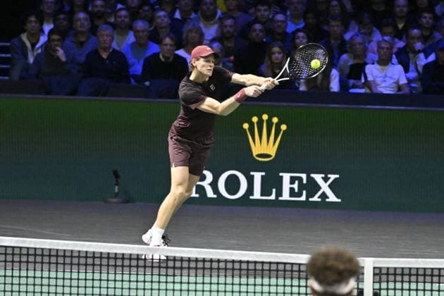 Rolex Paris Masters 2025 - Tennis - ATP, Tennis Herren - Rolex Paris Masters 2025 -31 10 2025 - Jannik Sinner - Italie ParisFrance  Copyright: xChryslenexCaillaudx xPznewsx