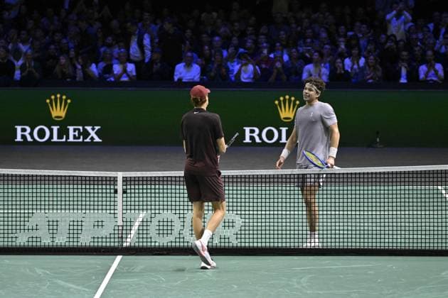 Rolex Paris Masters 2025 - Tennis - ATP, Tennis Herren - Rolex Paris Masters 2025 -31 10 2025 - Jannik Sinner - Italie ParisFrance  Copyright: xChryslenexCaillaudx xPznewsx