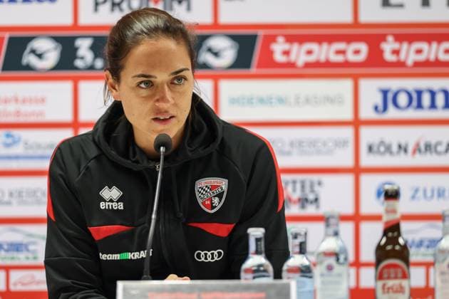 3 Liga FC Viktoria Köln FC Ingolstadt 04 Press Conference Interview Head Coach Sabrina Wittmann FCI 3 Liga FC Ingolstadt 04 Season 2025 2026 FC Viktoria Köln