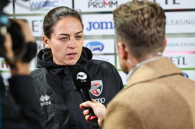 3 Liga FC Viktoria Köln FC Ingolstadt 04 Defeat, hanging heads Interview Head Coach Sabrina Wittmann FCI 3 Liga FC Ingolstadt 04 Season 2025 2026 FC Viktoria Köln