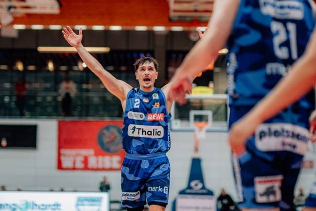 BB 2BL SBB Baskets Phoenix Hagen Dennis Nawrocki Phoenix Hagen during the 2025 2026 season in the 2 Barmer Basketball Bundesliga Pro A SBB Baskets and Phoenix Hagen at the Wolfgang Lakenmacher Halle on October 31, 2025 in Magdeburg, Saxony Anhalt, Germany