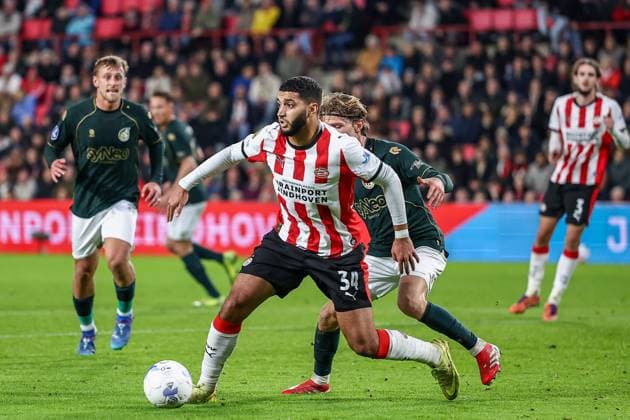EINDHOVEN , 31-10-2025 , Philips Stadium , season 2025 2026 , Dutch football Eredivisie , match between PSV and Fortuna , picture shows PSV player Ismael Saibari PSV - Fortuna  x31783971x Copyright: