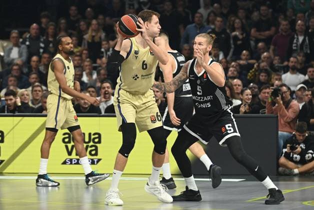 PARTIZAN vs FC Barcelona, Barca JAN VESELY basketball Partizan vs FC Barcelona EuroleagueBeogradska arena, Belgrade 31.10.2025. godine Foto: Belgrade Stark Belgrade arena Serbia Copyright: xNebojsaxParausicx xMNxPressx