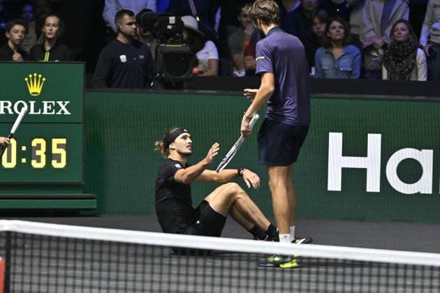 Rolex Paris Masters 2025 - Tennis - ATP, Tennis Herren - Rolex Paris Masters 2025 -31 10 2025 - Alexander Zverev - Allemagne ParisFrance  Copyright: xChryslenexCaillaudx