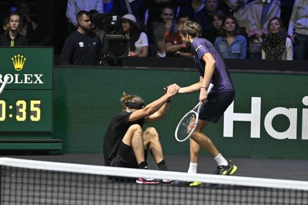 Rolex Paris Masters 2025 - Tennis - ATP, Tennis Herren - Rolex Paris Masters 2025 -31 10 2025 - Alexander Zverev - Allemagne ParisFrance  Copyright: xChryslenexCaillaudx