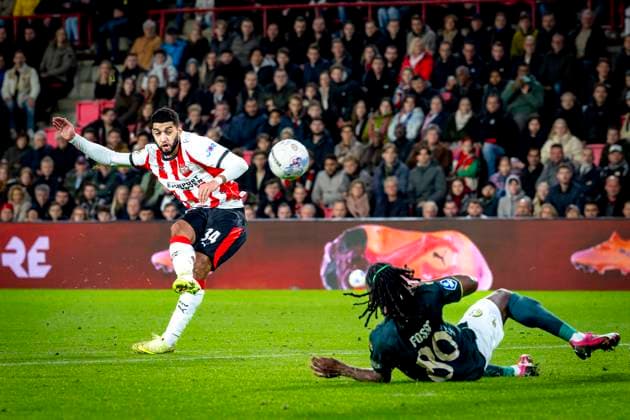 PSV Eindhoven midfielder Ismael Saibari during the match PSV Eindhoven vs Fortuna Sittard at the Philips stadium for the Dutch Vriendenloterij Eredivisie season 2025-2026 in EINDHOVEN, Netherlands on 31 oktober 2025, (photo by Marcel van Dorst EYE4images DeFodi Images) PSV Eindhoven midfielder Ismael Saibari during the match PSV Eindhoven vs Fortuna Sittard at the Philips stadium for the Dutch Vriendenloterij Eredivisie season 2025 2026 in EINDHOVEN, Netherlands on 31 oktober 2025, photo by Marcel van Dorst EYE4images DeFodi Images