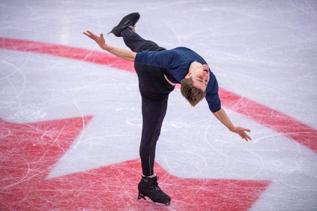 October 31, 2025, Saskatoon, Sk, Canada: CanadiaöÄÃ s Roman Sadovsky skates during a practice for the 2025 Skate Canada International event in Saskatoon, on Friday, Oct. 31, 2025. Roman Sadovsky  - ZUMAc35_ 20251031_zaf_c35_096 Copyright: xLiamxRichardsx