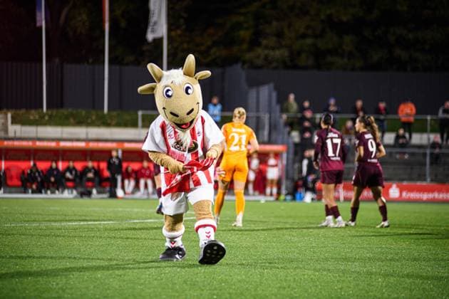 COLOGNE, GERMANY - 31 OCTOBER, 2025: mascot - The match of Women Bundesliga 1.FC Koeln vs 1. FC Nuernberg at Franz Kremer Stadium  Copyright: xVITALIIxKLIUIEVx