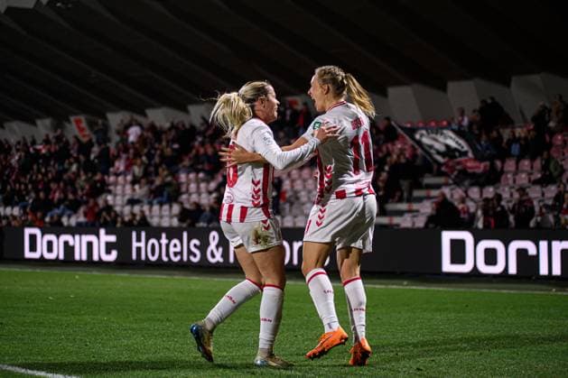 COLOGNE, GERMANY - 31 OCTOBER, 2025: Pauline Bremer, Martyna Wiankowska - The match of Women Bundesliga 1.FC Koeln vs 1. FC Nuernberg at Franz Kremer Stadium  Copyright: xVITALIIxKLIUIEVx