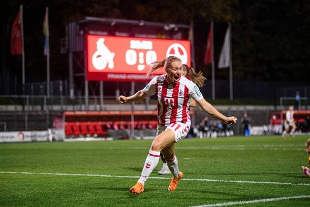 COLOGNE, GERMANY - 31 OCTOBER, 2025: Pauline Bremer - The match of Women Bundesliga 1.FC Koeln vs 1. FC Nuernberg at Franz Kremer Stadium  Copyright: xVITALIIxKLIUIEVx