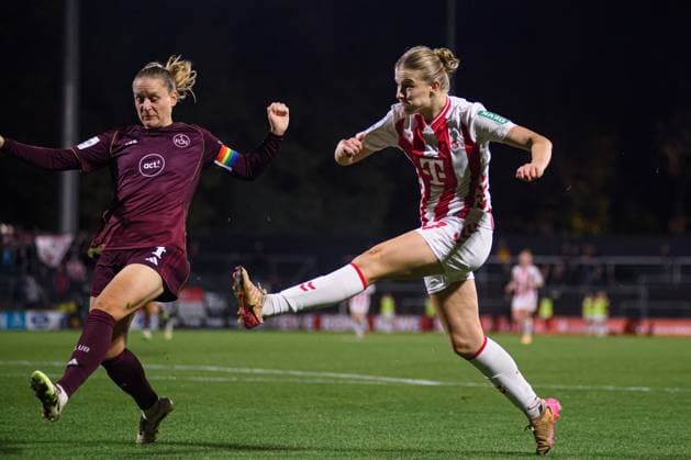 COLOGNE, GERMANY - 31 OCTOBER, 2025: Anna-Lena Stolze - The match of Women Bundesliga 1.FC Koeln vs 1. FC Nuernberg at Franz Kremer Stadium  Copyright: xVITALIIxKLIUIEVx