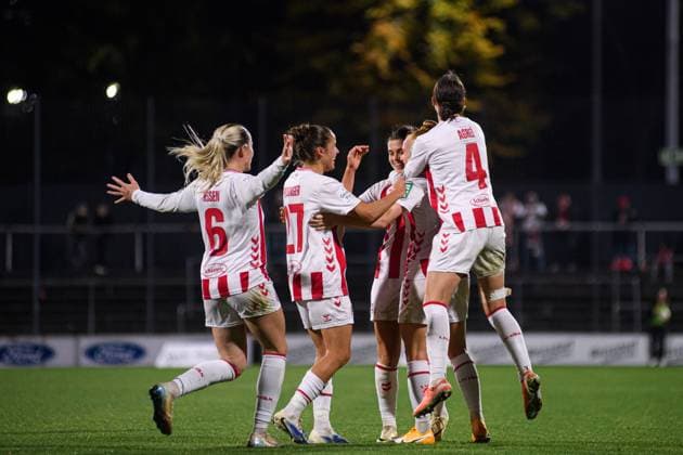 COLOGNE, GERMANY - 31 OCTOBER, 2025: The match of Women Bundesliga 1.FC Koeln vs 1. FC Nuernberg at Franz Kremer Stadium  Copyright: xVITALIIxKLIUIEVx