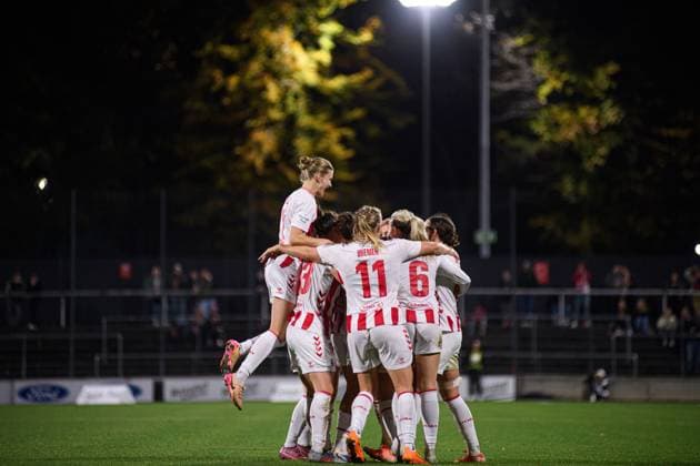 COLOGNE, GERMANY - 31 OCTOBER, 2025: The match of Women Bundesliga 1.FC Koeln vs 1. FC Nuernberg at Franz Kremer Stadium  Copyright: xVITALIIxKLIUIEVx