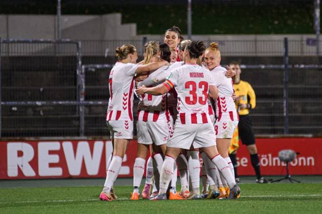 COLOGNE, GERMANY - 31 OCTOBER, 2025: The match of Women Bundesliga 1.FC Koeln vs 1. FC Nuernberg at Franz Kremer Stadium  Copyright: xVITALIIxKLIUIEVx