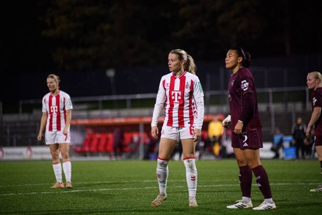 COLOGNE, GERMANY - 31 OCTOBER, 2025: Sandra Maria Jessen, Clara Froehlich - The match of Women Bundesliga 1.FC Koeln vs 1. FC Nuernberg at Franz Kremer Stadium  Copyright: xVITALIIxKLIUIEVx