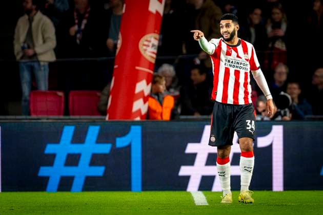 PSV Eindhoven midfielder Ismael Saibari during the match PSV Eindhoven vs Fortuna Sittard at the Philips stadium for the Dutch Vriendenloterij Eredivisie season 2025-2026 in EINDHOVEN, Netherlands on 31 oktober 2025, (photo by Marcel van Dorst EYE4images DeFodi Images) PSV Eindhoven midfielder Ismael Saibari during the match PSV Eindhoven vs Fortuna Sittard at the Philips stadium for the Dutch Vriendenloterij Eredivisie season 2025 2026 in EINDHOVEN, Netherlands on 31 oktober 2025, photo by Marcel van Dorst EYE4images DeFodi Images