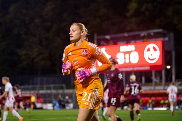 COLOGNE, GERMANY - 31 OCTOBER, 2025: Larissa Rusek - The match of Women Bundesliga 1.FC Koeln vs 1. FC Nuernberg at Franz Kremer Stadium  Copyright: xVITALIIxKLIUIEVx