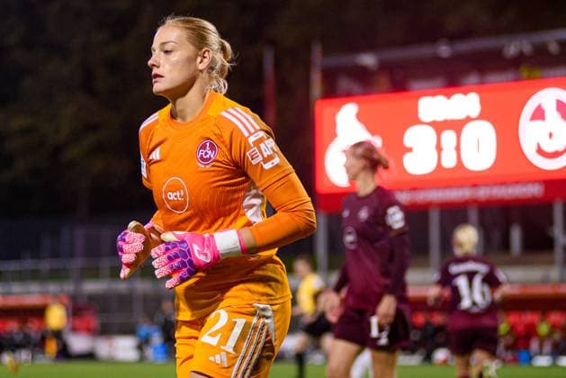 COLOGNE, GERMANY - 31 OCTOBER, 2025: Larissa Rusek - The match of Women Bundesliga 1.FC Koeln vs 1. FC Nuernberg at Franz Kremer Stadium  Copyright: xVITALIIxKLIUIEVx