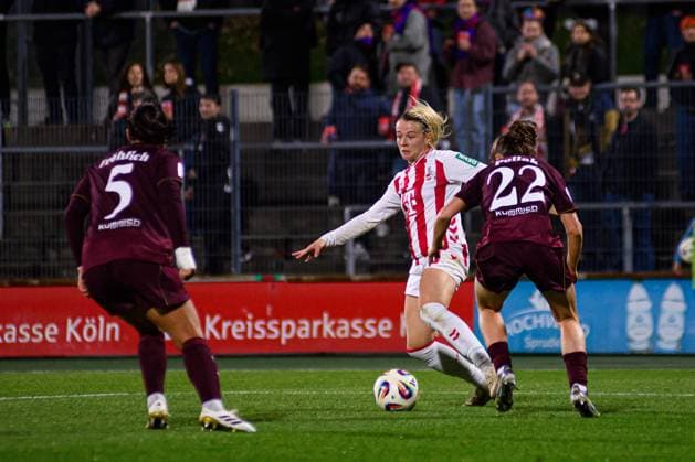 COLOGNE, GERMANY - 31 OCTOBER, 2025: Sandra Maria Jessen - The match of Women Bundesliga 1.FC Koeln vs 1. FC Nuernberg at Franz Kremer Stadium  Copyright: xVITALIIxKLIUIEVx