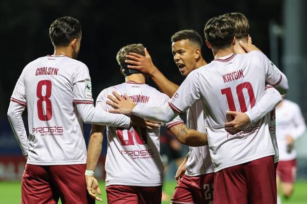 3 Liga FC Viktoria Köln FC Ingolstadt 04 Walk to goal Yannick Deichmann 20, FCI Goal Cheers Goal 0 1 Dennis Kaygin 10, FCI Marcel Costly 22, FCI Frederik Christensen 11, FCI Fredrik Carlsen 8, FCI 3 Liga FC Ingolstadt 04 Season 2025 2026 FC Viktoria Köln