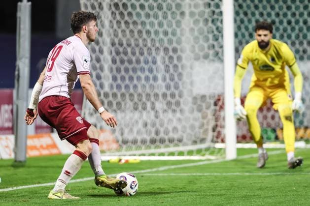 3 Liga FC Viktoria Köln FC Ingolstadt 04 Linus Rosenlöcher 19, FCI Goal chance missed Goalkeeper Dudu 1 VK 3 Liga FC Ingolstadt 04 Season 2025 2026 FC Viktoria Köln