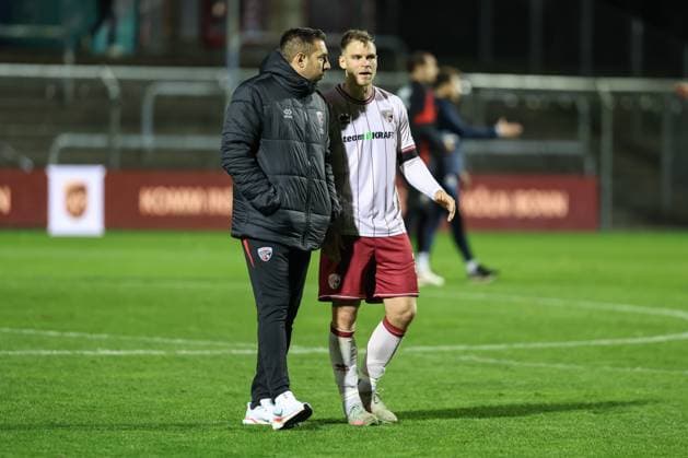 3 Liga FC Viktoria Köln FC Ingolstadt 04 Game is out of defeat, heads hanging 3 1 Conversation Co coach Patrick Schönfeld FCI Simon Lorenz 32, FCI 3 Liga FC Ingolstadt 04 Season 2025 2026 FC Viktoria Köln