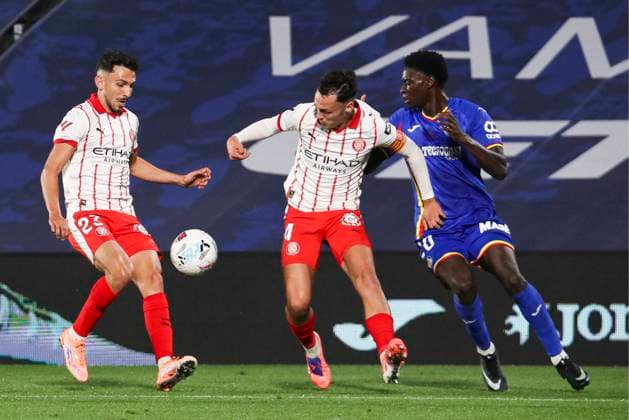 Spanish La Liga EA Sports soccer match Getafe vs Girona at Coliseum stadium in Getafe, Madrid, Spain. 31 October 2025 900 Cordon Press  900 CordonxPress LOF - Getafe vs Girona