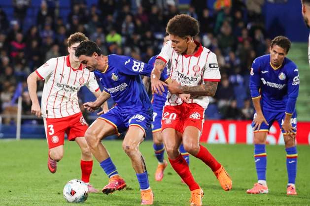 Spanish La Liga EA Sports soccer match Getafe vs Girona at Coliseum stadium in Getafe, Madrid, Spain. 31 October 2025 900 Cordon Press  900 CordonxPress LOF - Getafe vs Girona