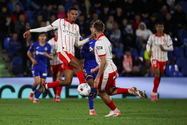 Spanish La Liga EA Sports soccer match Getafe vs Girona at Coliseum stadium in Getafe, Madrid, Spain. 31 October 2025 900 Cordon Press  900 CordonxPress LOF - Getafe vs Girona
