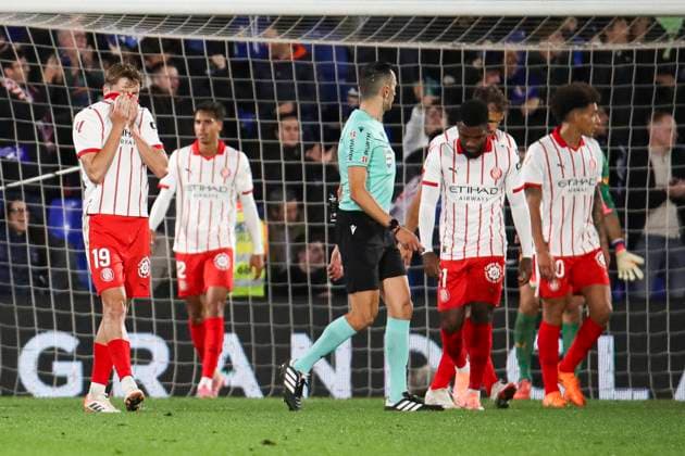 Spanish La Liga EA Sports soccer match Getafe vs Girona at Coliseum stadium in Getafe, Madrid, Spain. 31 October 2025 900 Cordon Press  900 CordonxPress LOF - Getafe vs Girona