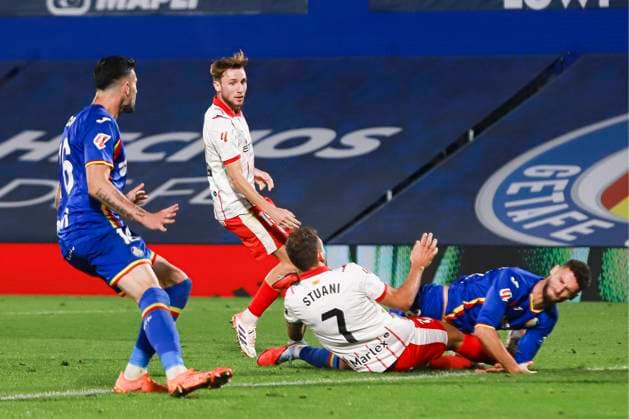 Spanish La Liga EA Sports soccer match Getafe vs Girona at Coliseum stadium in Getafe, Madrid, Spain. 31 October 2025 900 Cordon Press  900 CordonxPress LOF - Getafe vs Girona