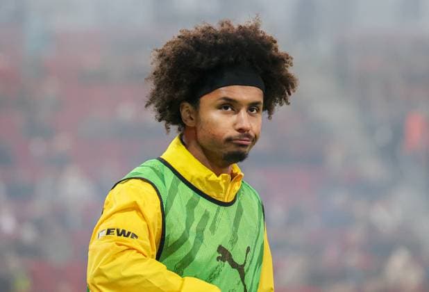 Germany 1 Bundesliga 2025 26, 9 Matchday FC Augsburg vs Borussia Dortmund WWK Arena Augsburg Karim Adeyemi, Borussia Dortmund, 27 Augsburg WWK Arena Bayern Germany Copyright: xBenedictxChristx