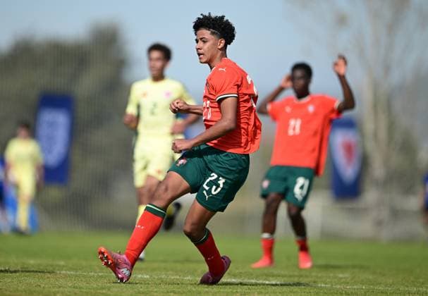 Portugal U-16 v Wales U-16 - Federation Cup ANTALYA, TURKIYE - NOVEMBER 01: Portugal s Cristiano Dos Santos, Cristiano Ronaldo s son, in action during Federation Cup match between Portugal U-16 and Wales U-16 in Manavgat, Antalya, Turkiye on November 01, 2025. Orhan Çiçek Anadolu Antalya Turkey. Editorial use only. Please get in touch for any other usage.  Copyright: x2025xAnadoluxOrhanxÃ‡icekx