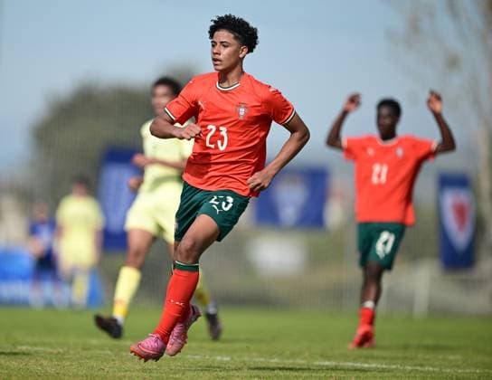 Portugal U-16 v Wales U-16 - Federation Cup ANTALYA, TURKIYE - NOVEMBER 01: Portugal s Cristiano Dos Santos, Cristiano Ronaldo s son, in action during Federation Cup match between Portugal U-16 and Wales U-16 in Manavgat, Antalya, Turkiye on November 01, 2025. Orhan Çiçek Anadolu Antalya Turkey. Editorial use only. Please get in touch for any other usage.  Copyright: x2025xAnadoluxOrhanxÃ‡icekx
