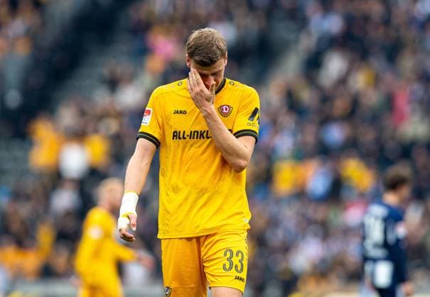 Soccer, Men, Season 2025 2026, 2 Bundesliga 11 Matchday , Hertha BSC Dynamo Dresden, Christoph Daferner Dresden , 01 11 2025, Copyright: xSebastianxRäppold MatthiasxKochx