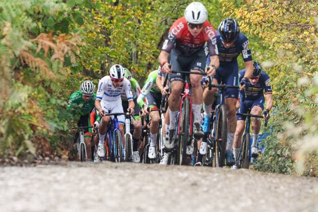 X²O Badkamers Trofee Koppenbergcross OUDENAARDE, BELGIUM - NOVEMBER 01 : Nys Thibau (BEL) of Baloise Glowi Lions in action during the X²O Badkamers Trofee Koppenbergcross pictured on November 01, 2025 in Oudenaarde, Belgium, 01 11 2025 Oudenaarde Belgium  Copyright: xGbax