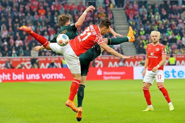 Football, 1. BL, FSV Mainz 05 - Werder Bremen