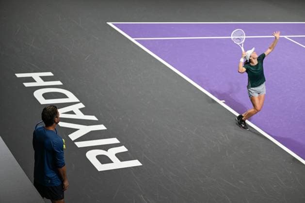Tennis, WTA Finals in Riyadh, Training