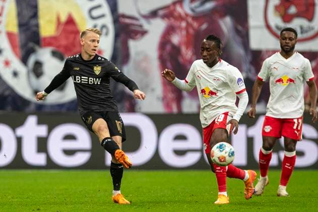 Football, 1. BL, RB Leipzig - VfB Stuttgart