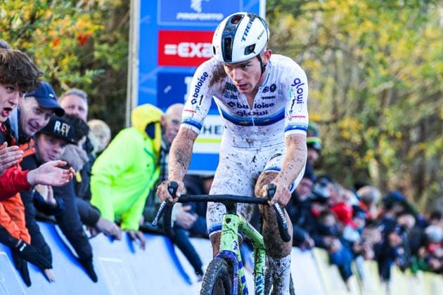 X²O Badkamers Trofee Koppenbergcross OUDENAARDE, BELGIUM - NOVEMBER 01 : Nys Thibau (BEL) of Baloise Glowi Lions in action during the X²O Badkamers Trofee Koppenbergcross pictured on November 01, 2025 in Oudenaarde, Belgium, 01 11 2025 Oudenaarde Belgium  Copyright: xGbax