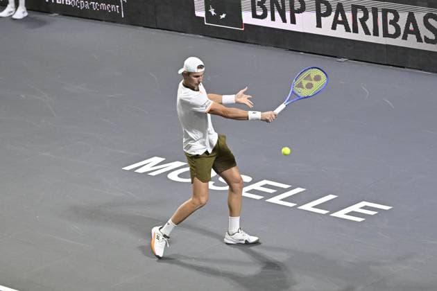 Open de Moselle 2025 - Tennis - ATP, Tennis Herren - Open de Moselle 2025 -01 11 2025 - Nicolai Budkov Kjaer - Norvege MetzFrance  Copyright: xChryslenexCaillaudx xPznewsx