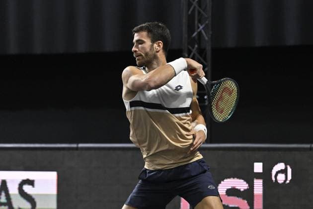 Open de Moselle 2025 - Tennis - ATP, Tennis Herren - Open de Moselle 2025 - 01 11 2025 - Andrea Pellegrino - Italie MetzFrance  Copyright: xChryslenexCaillaudx xPznewsx
