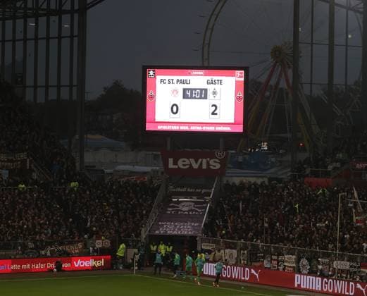 Football, 1 BL, Season 2025 2026, Men, FC St Pauli vs Borussia Moenchengladbach, Millerntor Stadion DFL REGULATIONS PROHIBIT ANY USE OF PHOTOGRAPHS AS IMAGE SEQUENCES AND OR QUASI VIDEO